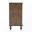 Commode 4 tiroirs en bois avec poignées en métal-214385247