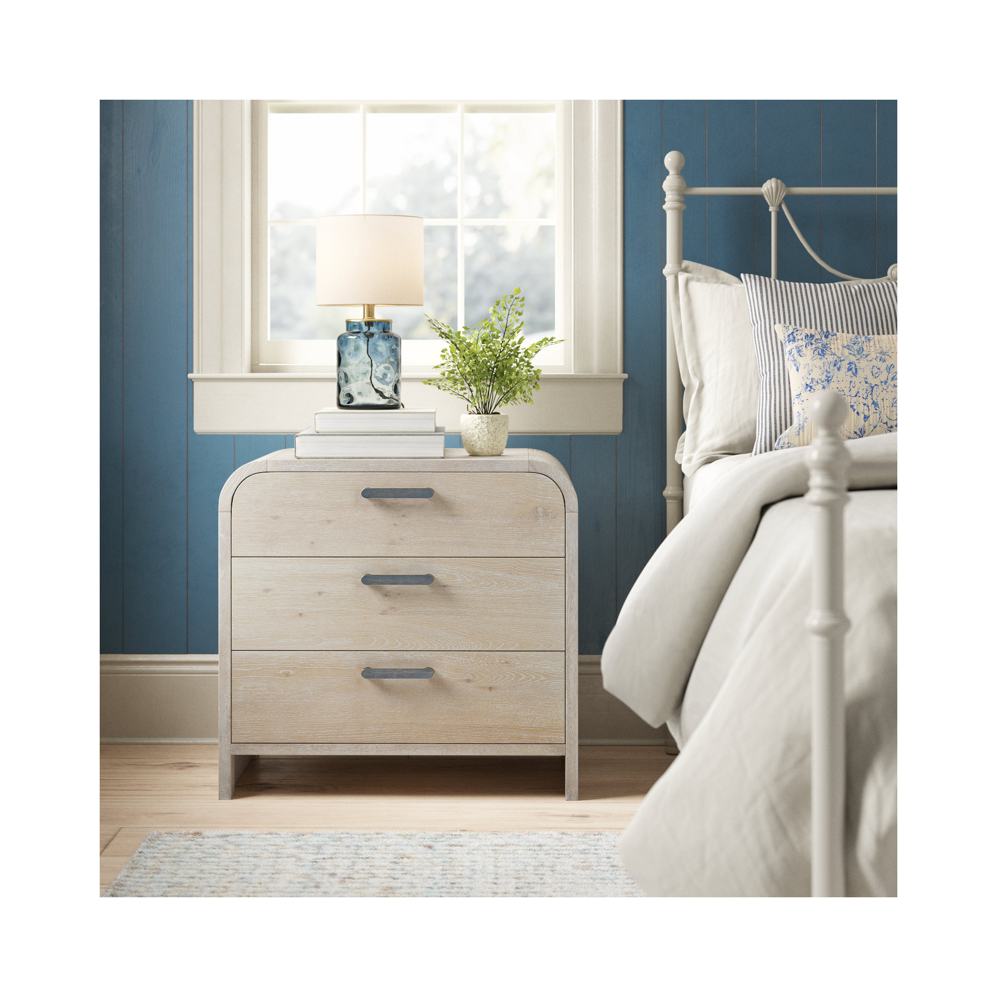 Maine 1 - Drawer Nightstand