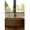 33" Hammered Copper Rounded Apron Front Single Basin Kitchen Sink