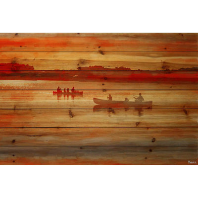«Lake Lavielle» par Parvez Taj, reproduction sur bois