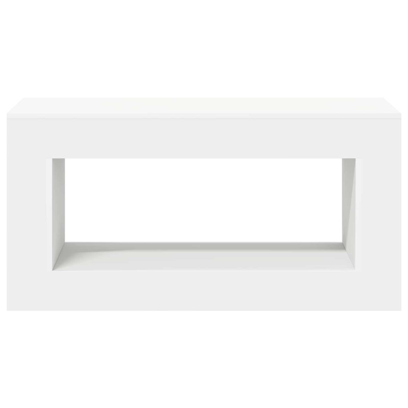 Coffee Table, White, White, White