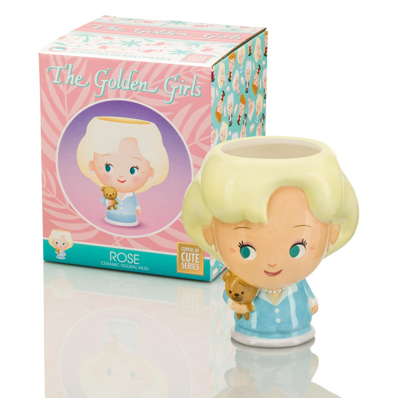 Silver Buffalo Set Regalo The Golden Girls – Boccale In Vetro 16 Oz E Tazza In Ceramica 14 Oz Con Frasi 'Solid Gold' E 'Stay Golden'