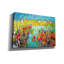 Toile épique Graffiti «Heartland Blooming» par Dorothy Fagan, 60 po x 40 po