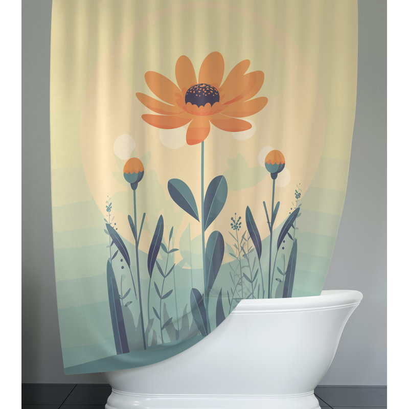 Rideau de douche Petalite, H 72 po x l 70 po