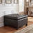 5. Leopard Chenille Ottoman