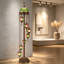 Lampes sur pied bronze et fer