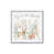 Cadre simple en chrome poli, bois massif