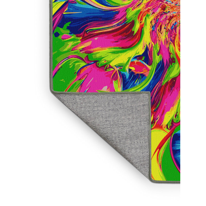 Mind Melt Rug, Round 6'