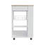 Chariot de cuisine Blosson, un tiroir, deux tablettes ouvertes, quatre roulettes-2042787206