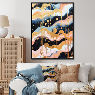 «Gold Peach», impressions sur toile