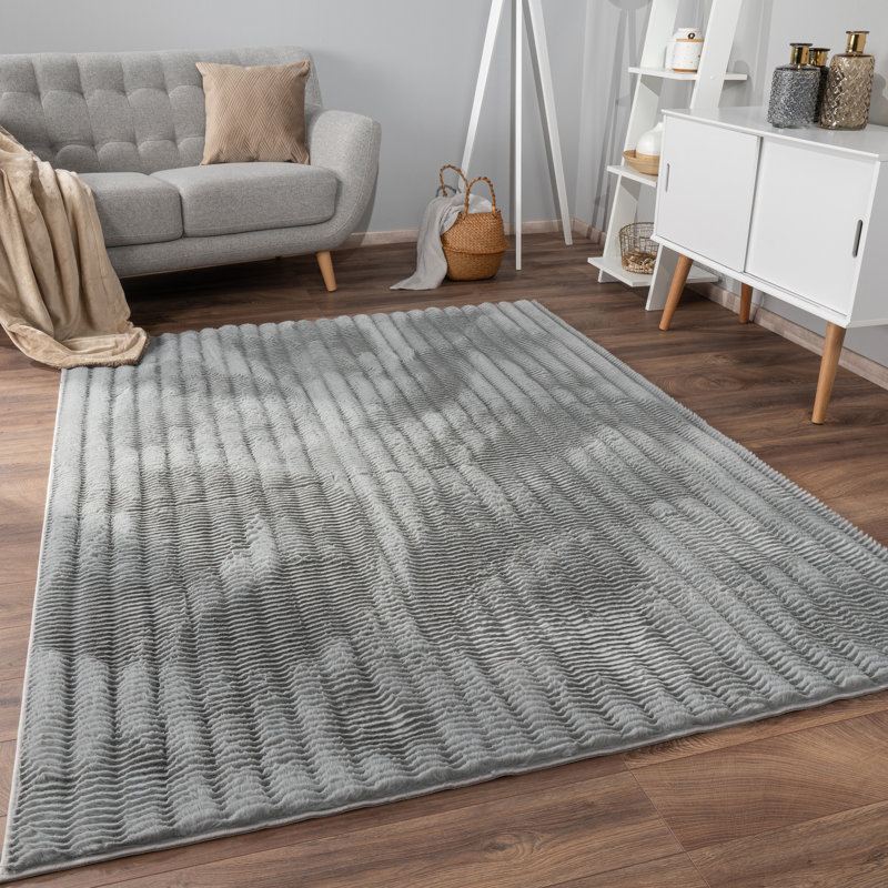 Julesburg Solid Colour Area Rug, Rectangular 60 x 100cm