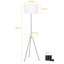 Lampe trépied 56 po DEL