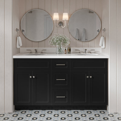 Ensemble de meuble-lavabo double 61 po Abell