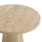 Round Solid Wood Base End Table-1021493189