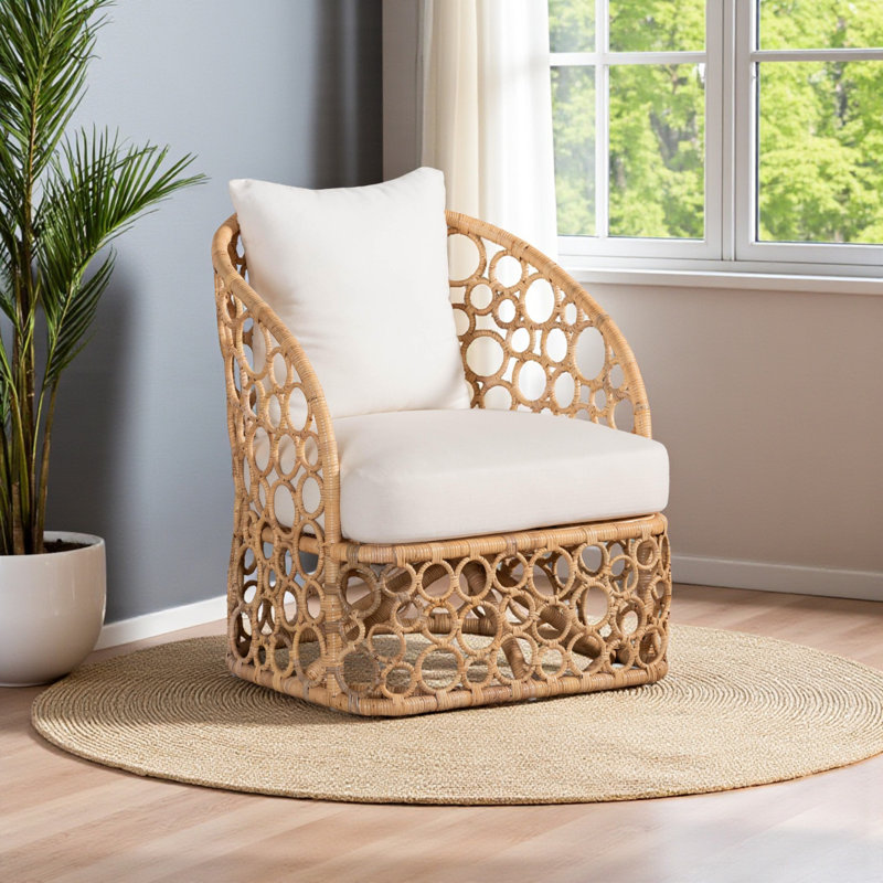 Fauteuil demi-tonneau Krystell