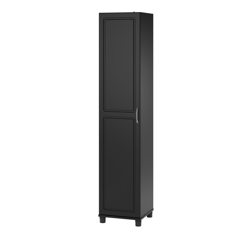 Scholl 16" Utility Storage Cabinet, Black