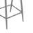 Set Of 2 Outdoor Patio Barstools, 30.25" Seat Height Metal Frame With PE Rattan Scallop-Shaped Backrest-380811305-380811308