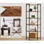 177.2cm H x 50.8cm W Steel Bookcase