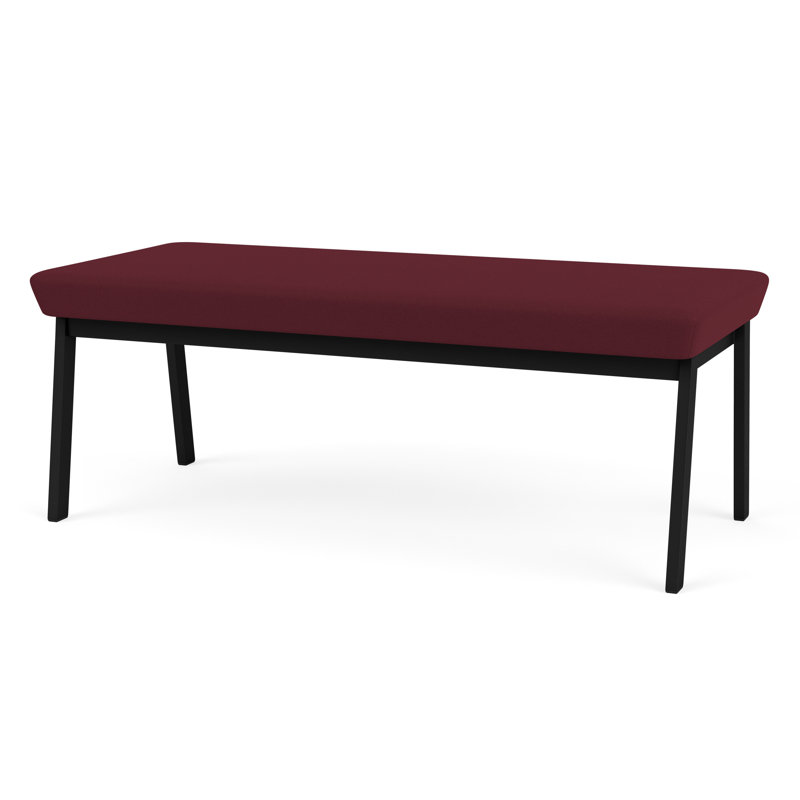 Banc en métal Newport, Noir, Vin portes ouvertes