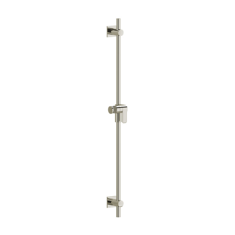 Barre coulissante 35 po Riobel, Nickel poli