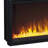 Chamberlan 57'' W Black Electric Fireplace Insert