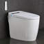Toilettes intelligentes conformes aux normes ADA avec siège chauffant, bidet intégré, séchoir à air chaud, ouverture automatique du couvercle, télécommande, veilleuse, entraxe de 30,5 cm (12 po).
