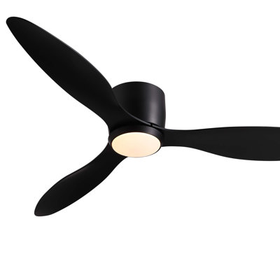 Jamarreon 42''/52'' Low Profile Dimmable Ceiling Fan with LED Lights & Remote Control