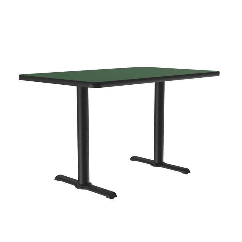 Table de salle de pause, l 60 po x P 30 po, Vert