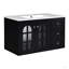 Meuble-lavabo flottant 36 po avec lavabo en céramique, armoire de salle de bain murale avec 3 tiroirs et système de fermeture en douceur