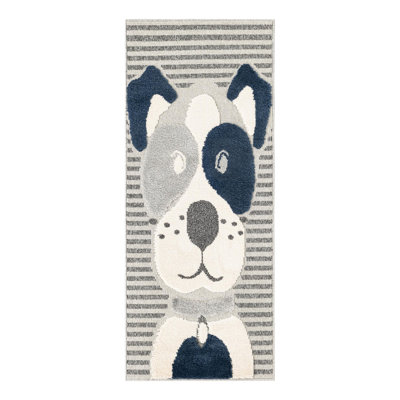 Unique Loom Doggo Whimsy Kids Rug