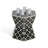 Black Bone Inlay Hexagon Table