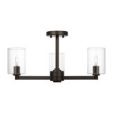 3 - Light Semi Flush Mount