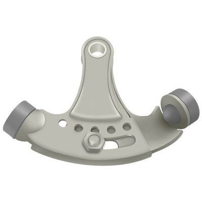 Deltana HPA69U15 Hinge Pin Stop, Hinge Mounted, Adjustable in Brushed Nickel