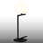 Metal Body Globe Cap Desk/Bedside Table Lamp-2111499134