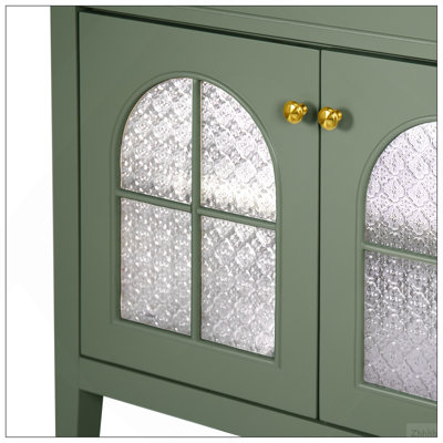 35.6" Bathroom Cabinet, Only Cabinet, Green