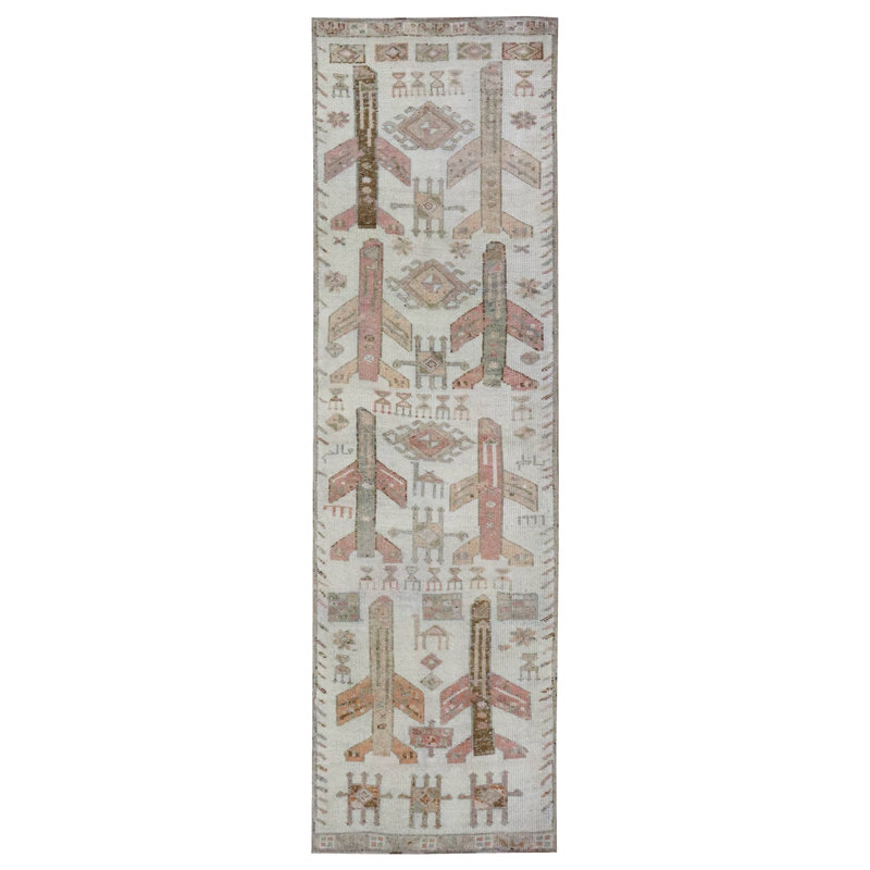 Herki One-of-a-Kind 3'1" X 10'6" Area Rug