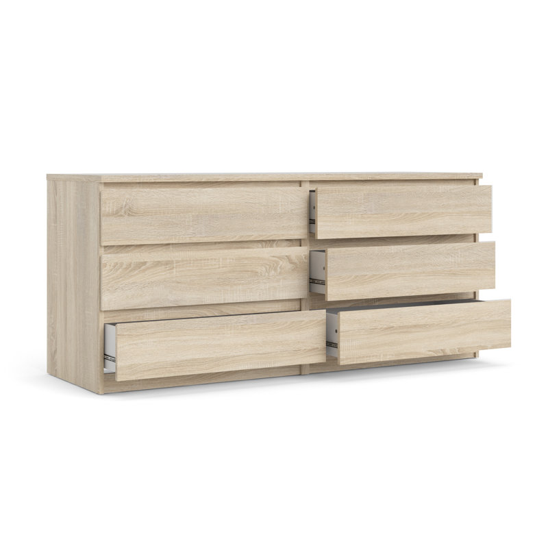 Caton 6 - Drawer Chest of Drawers, Black