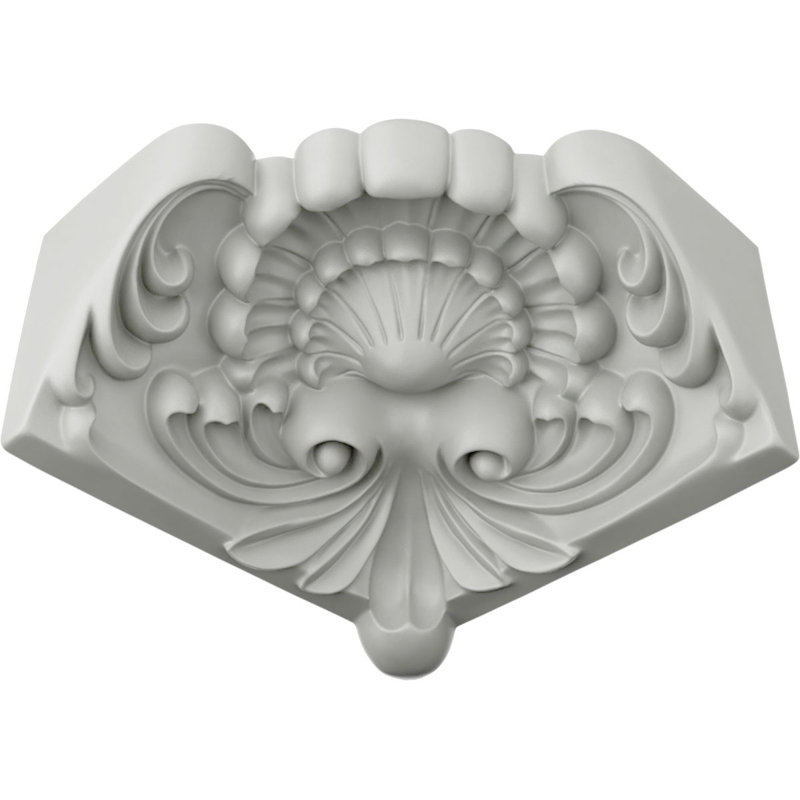 Coin intérieur pour profilés Endurathane Lisbon, H 3 1/4 po x P 3 1/8 po, apprêté en usine