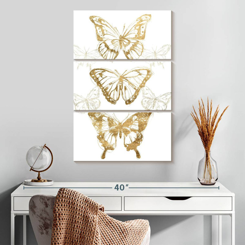 Brampt Gold Butterfly Contours II