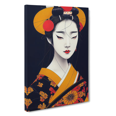 Modern Geisha No.4 - Wrapped Canvas