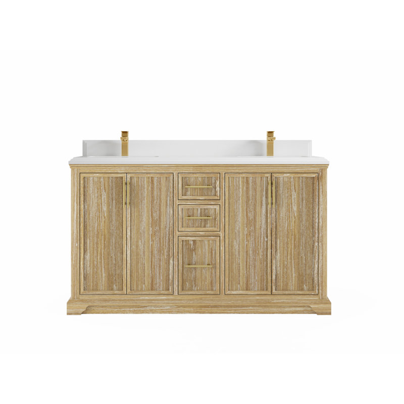 Ensemble de meuble-lavabo double 60 po Brazell