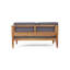 Canapé modulaire d'extérieur en bois d'acacia avec coussins Trishul-179661689