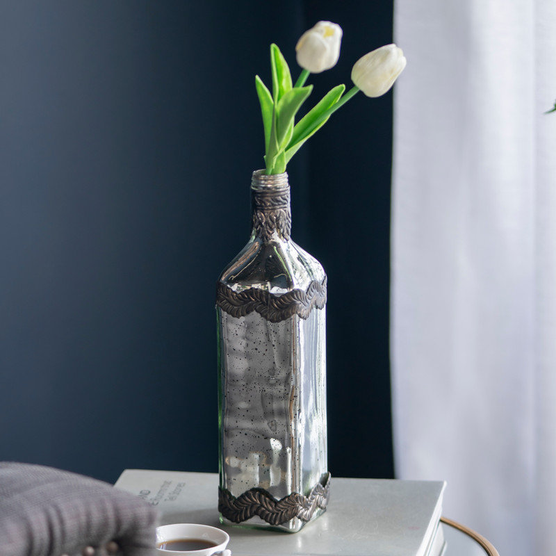 Vase en verre D3x12
