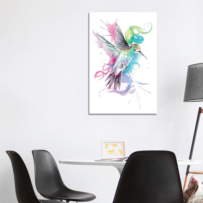 Hummingbird by Katy Lipscomb - Wrapped Canvas Gallery-Wrapped Canvas Giclée, 101.6 cm H x 66.04 cm W x 1.91 cm D