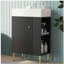 Meuble-lavabo de 21,6 po, armoire combinée, armoire de rangement pour salle de bain, lavabo simple en céramique, rangement pour droitier-1538036814