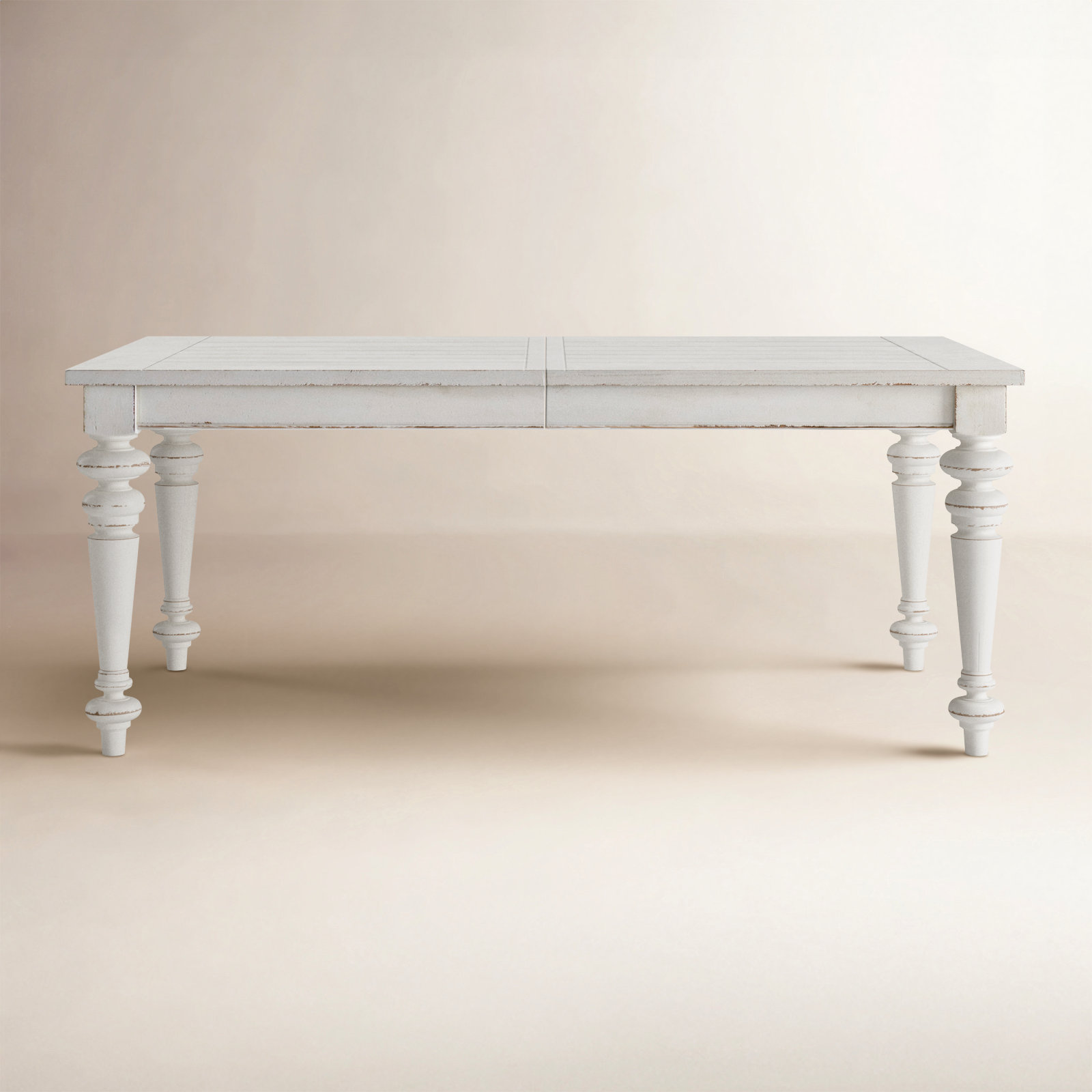 Crain 72" Extendable Dining Table, 30" H x 72" L x 40" W, White