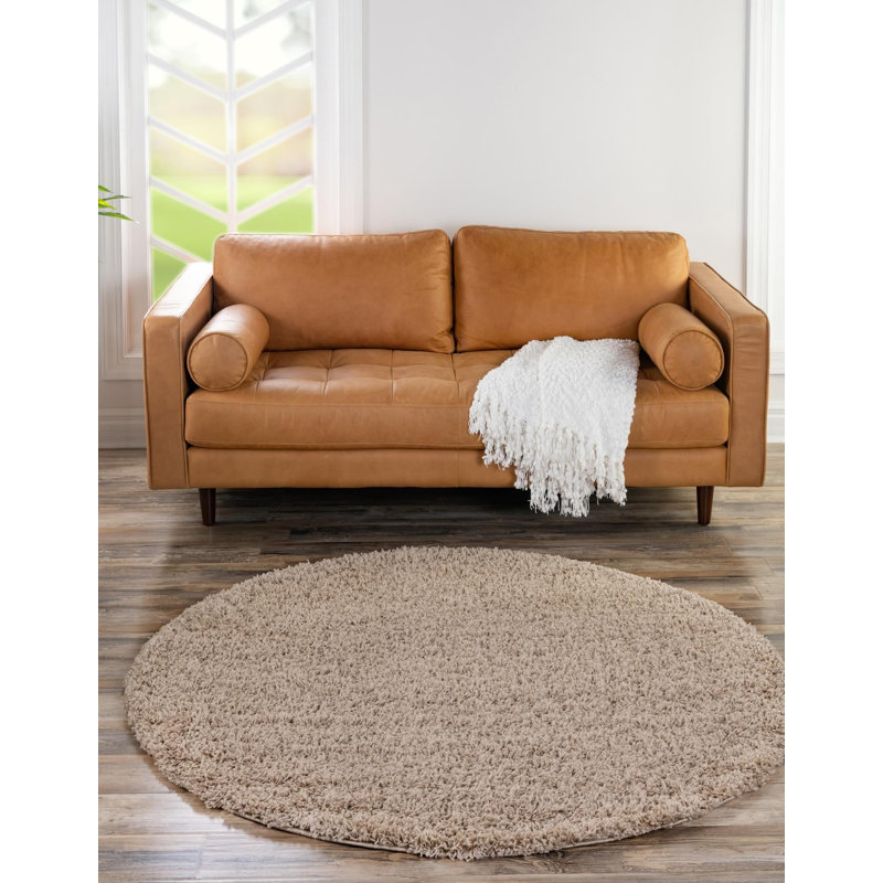 Sybil Striped Indoor Rug, Round 3'3"