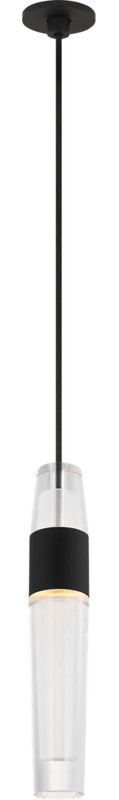 Lassell Mini Pendant, Nightshade Black
