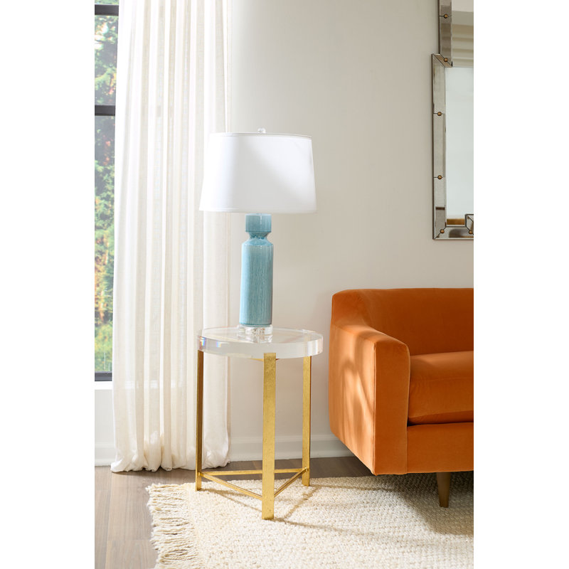 Corinth Table Lamp, Emerald Green