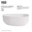 Lavabo de salle de bain vasque / pierre blanche faite à la main L 20 po x l 15 po x H 5 po Peony